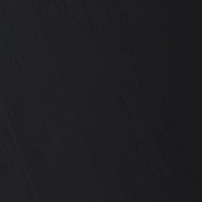 Five Piece Black Round Dining Set with Four Chairs