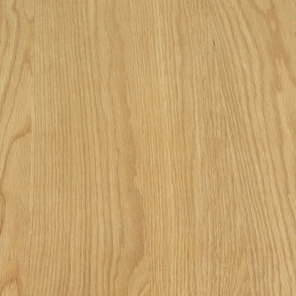 Five Piece Oak Round Dining Set with Four Chairs