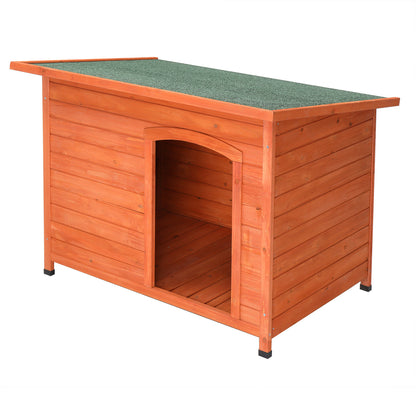 Waterproof Wood Dog House Pet Shelter - Durable Fir Wood Construction