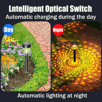 Solar Outdoor Lights - Waterproof LED Garden Lamps for Yard & Patio