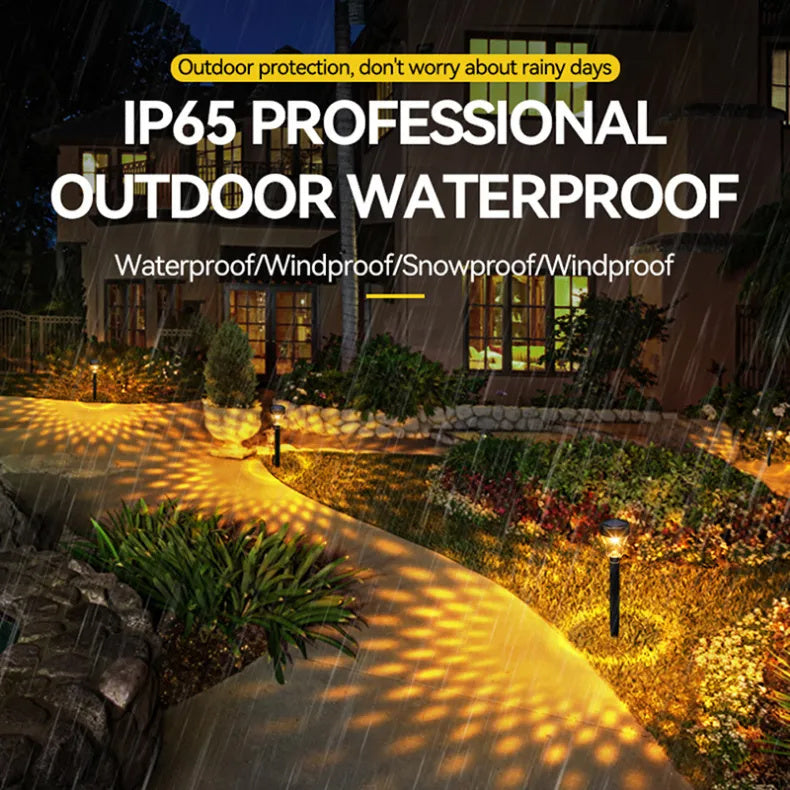 Solar Outdoor Lights - Waterproof LED Garden Lamps for Yard & Patio