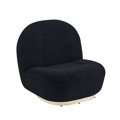 Modern Velvet Swivel Accent Chair – Swivel Barrel Chair