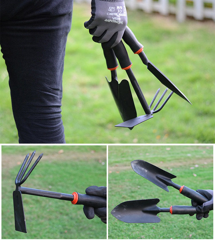 Mini Gardening Hand Tools - Wide Shovel, Narrow Shovel & Dual-use Hoe sold per piece