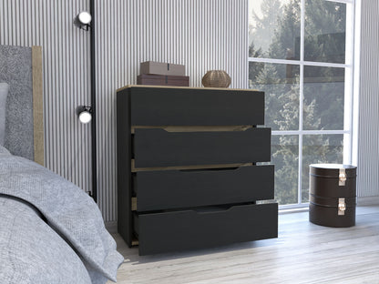 California Drawer Dresser with Four Spacious Drawers and Superior Top | Elegant Storage Solution