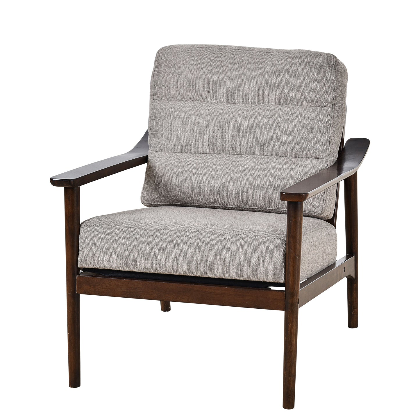 Home Accent Chair - Mid-Century Modern Upholstered Lounge Arm Chair