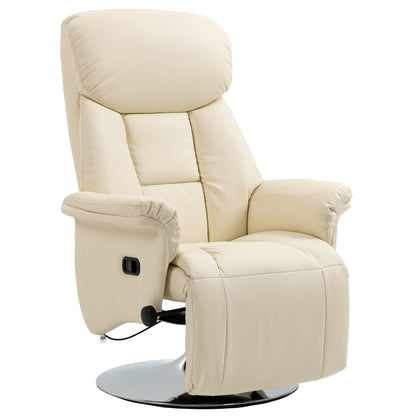 Manual Recliner Chair with Adjustable Swivel Recliner Footrest