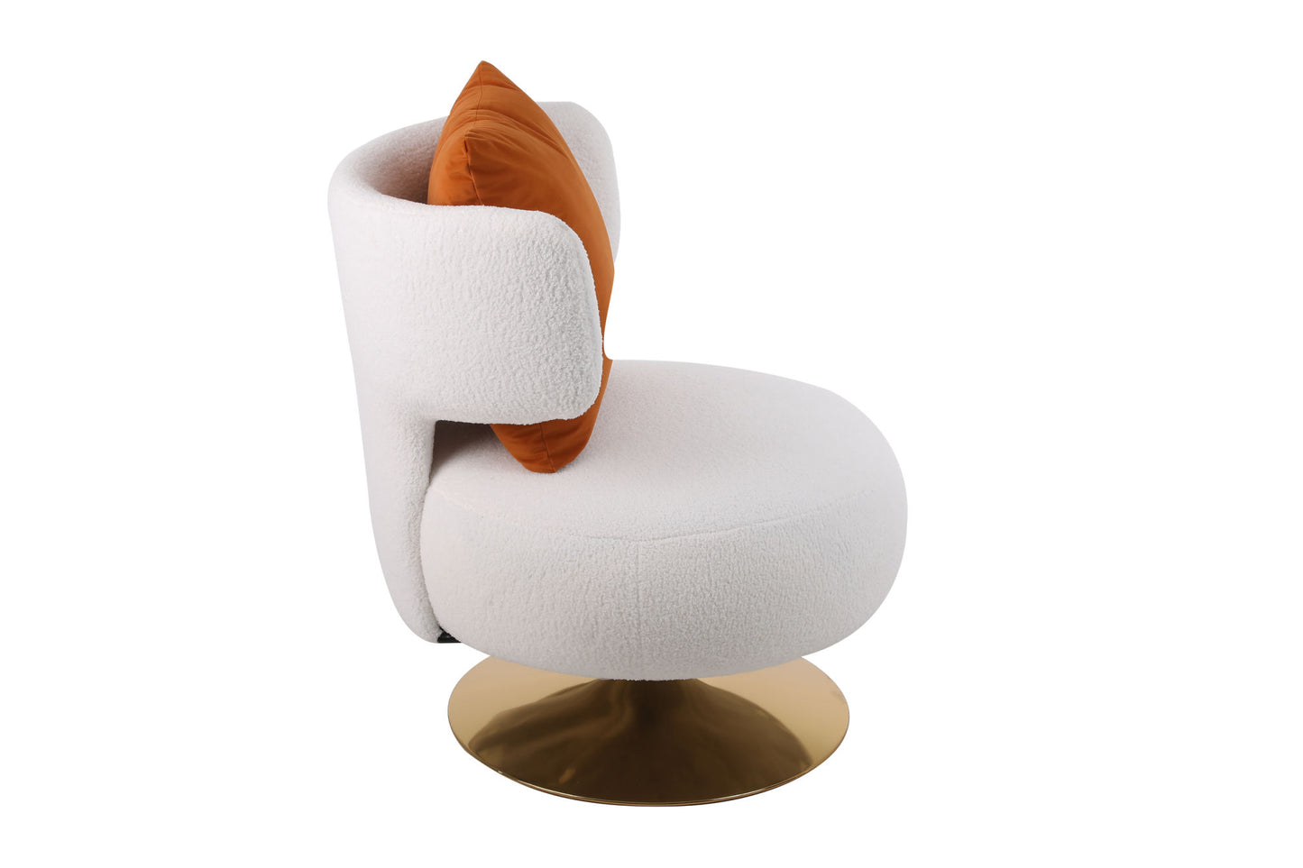 Swivel Accent Chair Armchair | Round Barrel Chair