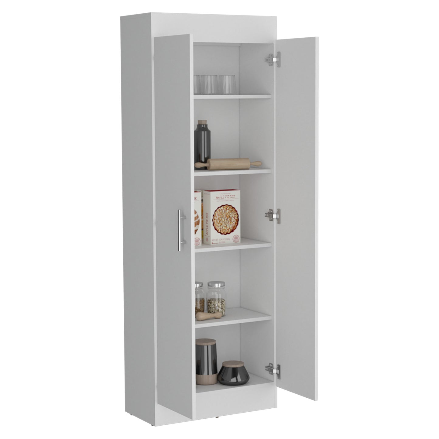 Nepal Pantry Cabinet - Space-Efficient 2-Door Design