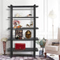 5-Layer Metal Shelf Bookshelf - 5-Tier Storage Shelf & Bookcase