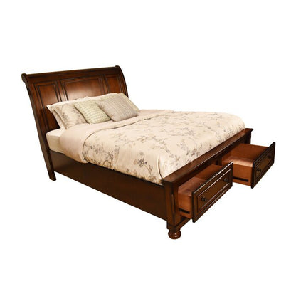 Baltimore Bedroom Set - Dark Walnut Finish, Elegant & Casual Style