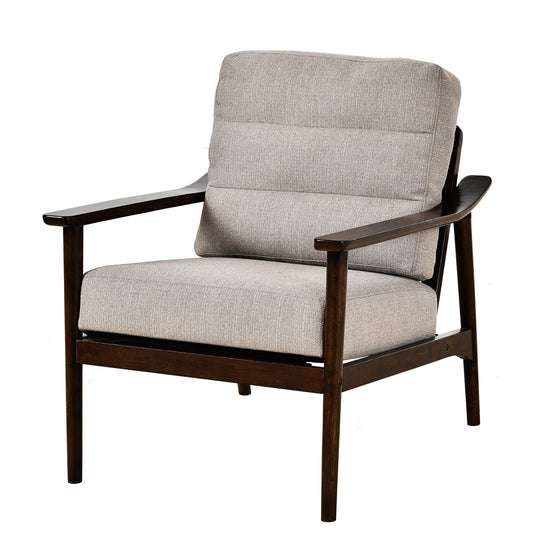 Home Accent Chair - Mid-Century Modern Upholstered Lounge Arm Chair