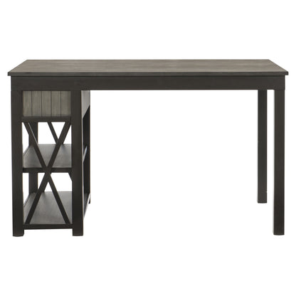 Casual Style 5pc Counter Height Dining Set - Gray Finish