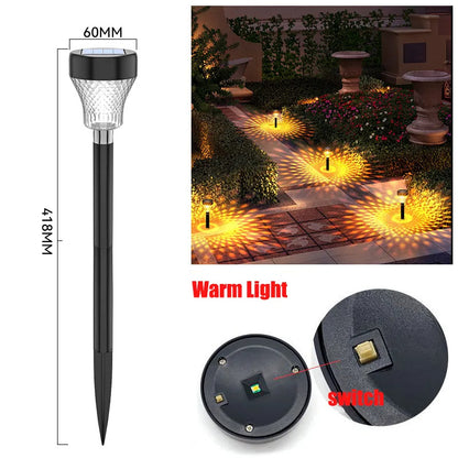 Solar Outdoor Lights - Waterproof LED Garden Lamps for Yard & Patio