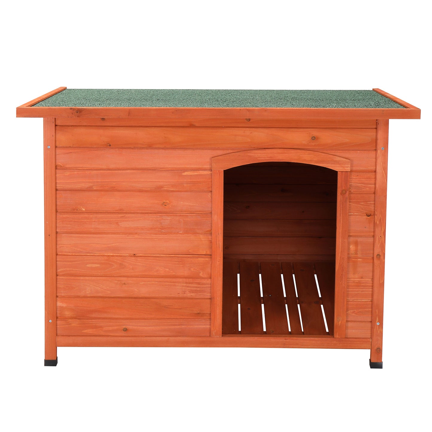 Waterproof Wood Dog House Pet Shelter - Durable Fir Wood Construction