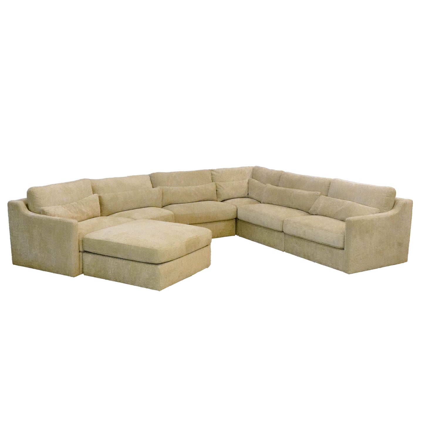 Luxurious Modular Sofa with Kiln-Dried Hardwood Frame & Unbleached Linen