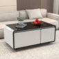 Modern Smart Mini Coffee Table with Built-in Fridge & Wireless Charging