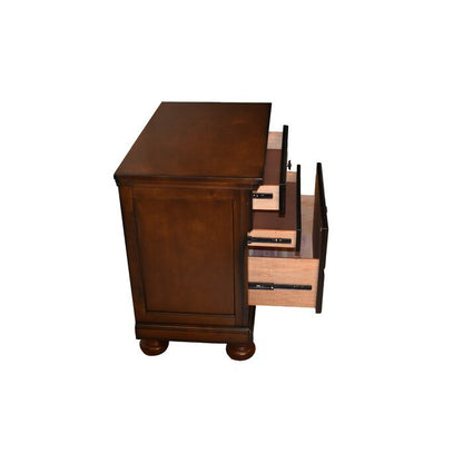 Baltimore Bedroom Set - Dark Walnut Finish, Elegant & Casual Style