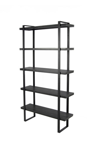 5-Layer Metal Shelf Bookshelf - 5-Tier Storage Shelf & Bookcase