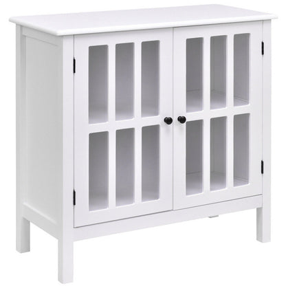 Glass Door Sideboard Console Storage Buffet Cabinet | Elegant & Functional