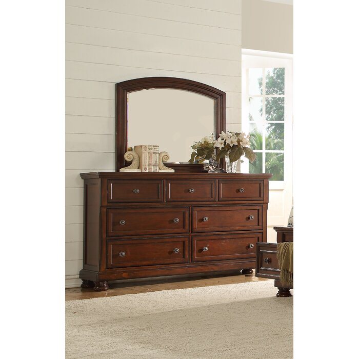 Baltimore Bedroom Set - Dark Walnut Finish, Elegant & Casual Style