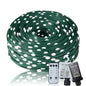 Christmas Rope Lights, 1000 LED/328Ft Outdoor Decorative String Strobe - 8 Modes with Remote Control, Dimmable, Energy Saving