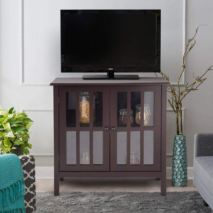 Glass Door Sideboard Console Storage Buffet Cabinet | Elegant & Functional