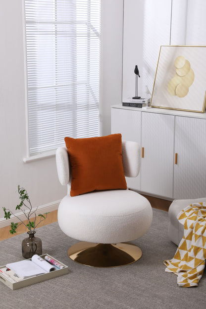 Swivel Accent Chair Armchair | Round Barrel Chair